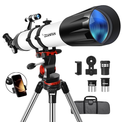 Telescope, 90mm Aperture 800mm Telescope for Adults High - Product Imagery