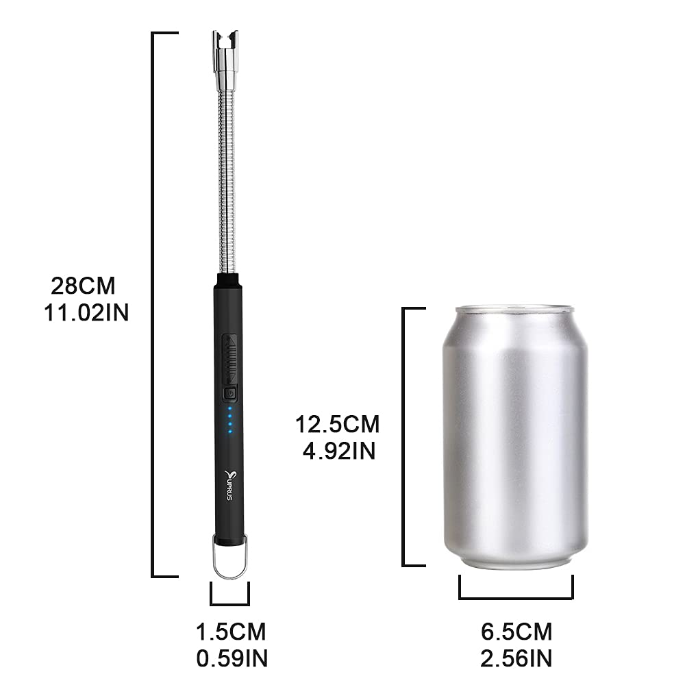 SUPRUS Electric Candle Lighter USB Type C Rechargeable Lighter Steel S - View 10