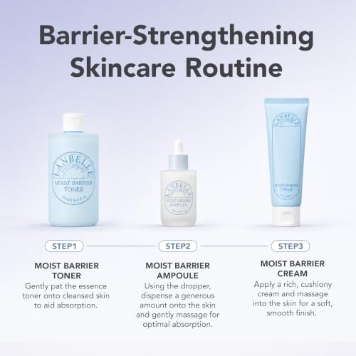 LANBELLE Moist Barrier Toner with Hyaluronic Acid & Ceramide, - Product Imagery