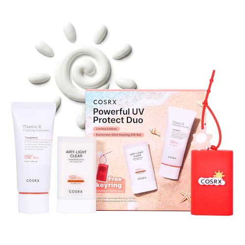 COSRX Vitamin E Sunscreen & Airy Light Sunscreen Stick with - Product Imagery