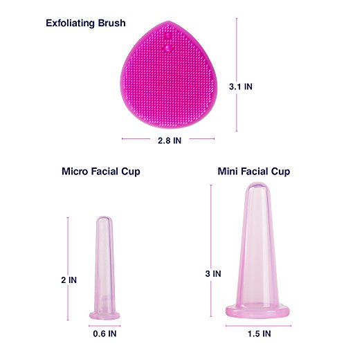 Face Cupping Set - Cupping Therapy Sets - Facial Cupping Syste... - Product Imagery