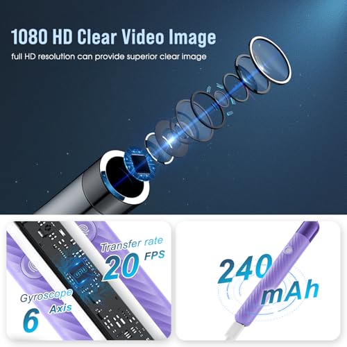 LEIPUT Ear Wax Removal Tool - Ear Cleaner with 1080P Camera - - Product Imagery