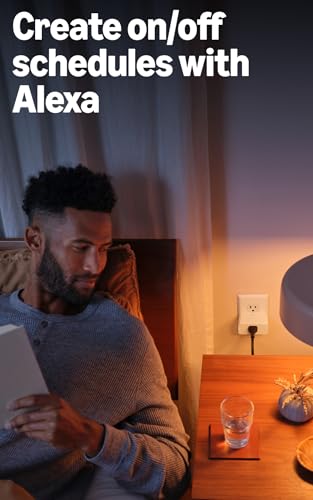 Amazon Smart Plug, Control lights and appliances when away from - Product Imagery