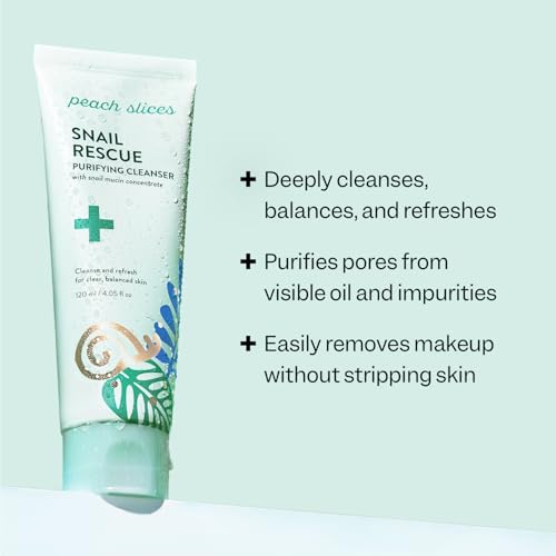 Peach Slices - Snail Rescue Purifying Cleanser (4.05 oz) - Sna... - Product Imagery