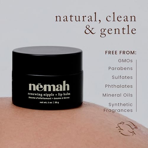 Nemah Nipple Cream, 2 In 1 Nursing Balm And Lip Balm, Non - Product Imagery