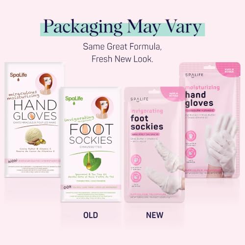 SpaLife Moisturizing Hand Gloves & Foot Mask Socks | Korean - Product Imagery