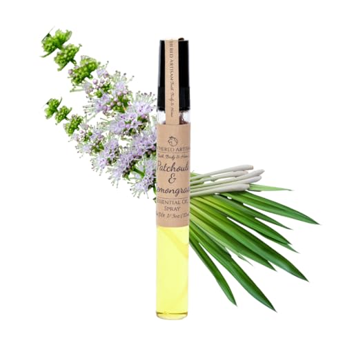 Patchouli & Lemongrass - Natural Essential Oil Perfume by - Product Imagery