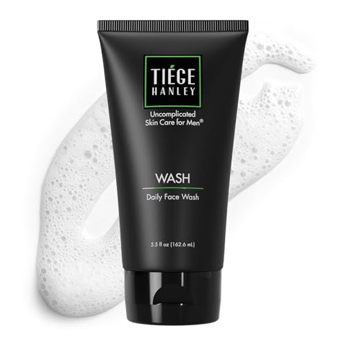 Tiege Hanley Daily Face Wash for Men, Cleanser, Fragrance-Free, - Product Imagery