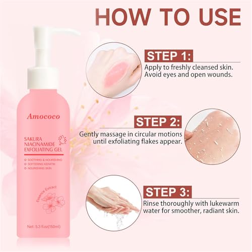 Turmeric & Sakura Body Scrub Set, 2 Pack Exfoliating Face & Body - Product Imagery
