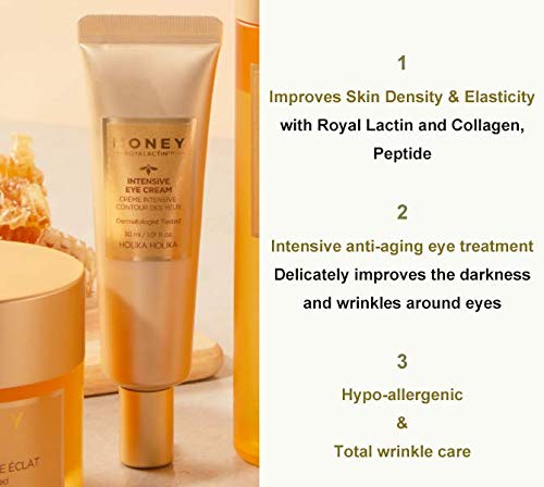 HOLIKA HOLIKA Honey Royal Lactin Eye Cream - Intensive Multi - Product Imagery