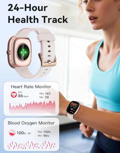 Smart Watches for Women Men, Answer/Make Calls Notifications, - Product Imagery