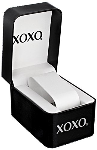 XOXO Women's Gold-Tone Quartz Watch with Black Silicone Strap, - Product Imagery