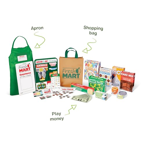 Melissa & Doug Fresh Mart Companion Set, Grocery Store Pretend - Product Imagery