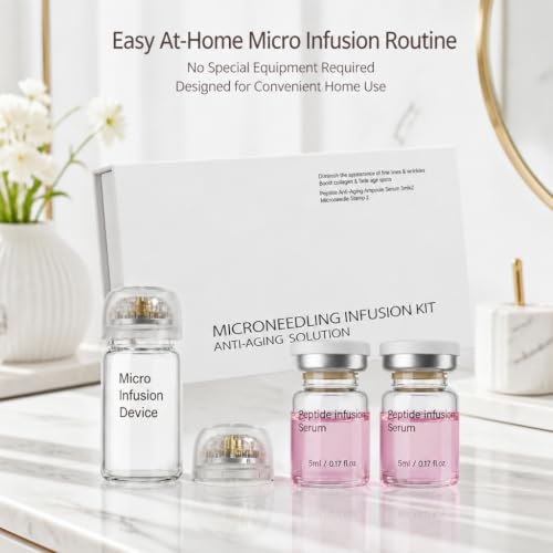 Micro Infusion Facial Applicator Kit with Serum, Home Beauty - Product Imagery