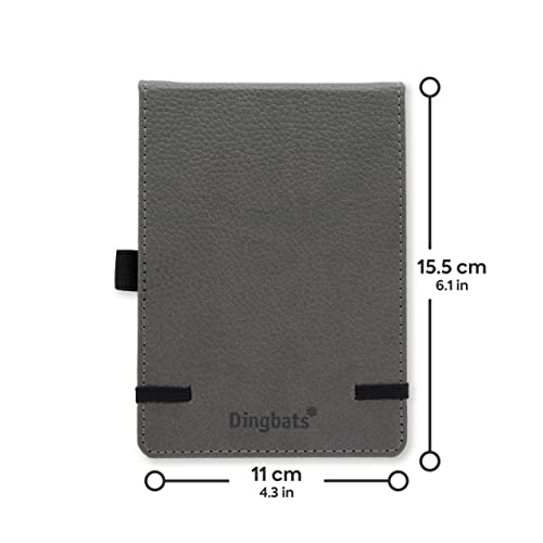 Dingbats* - Wildlife Dotted Reporter A6 Notebook - PU Leather - Product Imagery