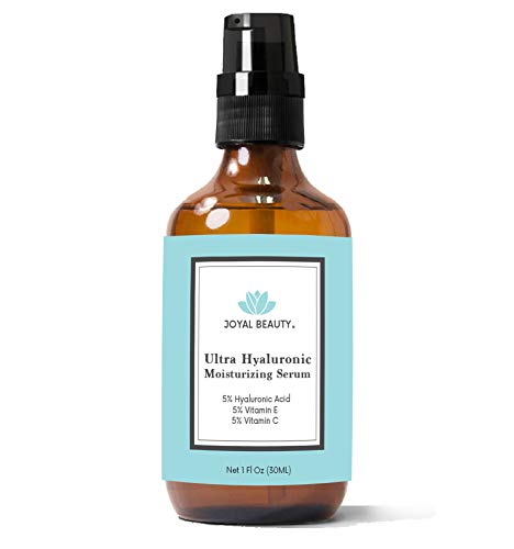 Ultra Hyaluronic Acid Serum for Face Skin 170 kDa with Vitamin C E Jojoba Oil - JOYAL BEAUTY Official Product View 1