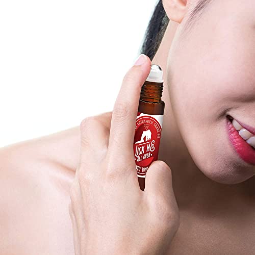 Bargz 10 ml Lick Me All Over Perfume Oil Roll On Bottle Roller, - Product Imagery