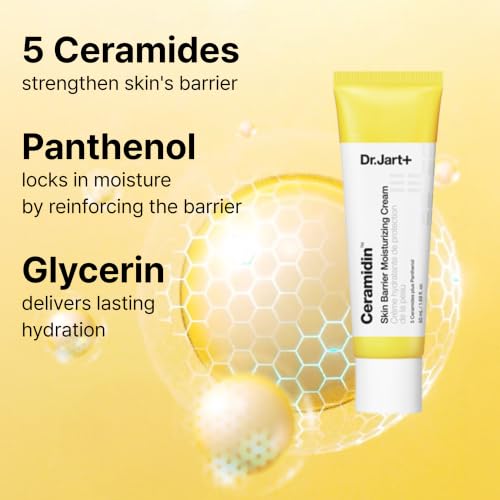 + Ceramidin Skin Barrier Korean Face Cream Moisturizer with - Product Imagery