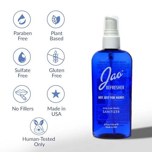 Jao Brand Refresher | Multipurpose Travel Hand Sanitizer, Face - Product Imagery