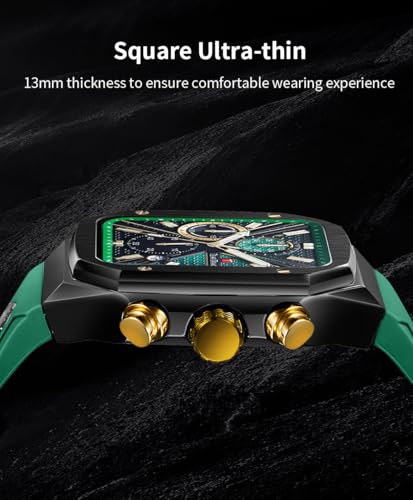Mens Watches Waterproof Watch for Men Stopwatch Triple-Dial - Product Imagery
