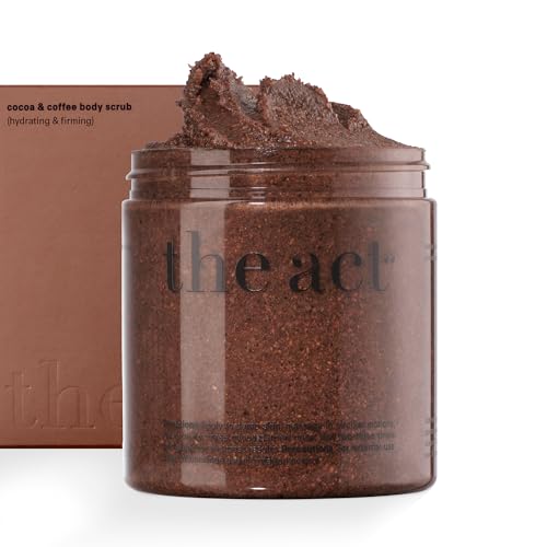 THE ACT Coffee Body Scrub with Salt & Cocoa – Exfoliating Scrub for Cellulite, - The Act Official Product View 1