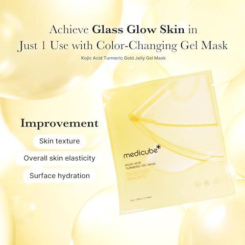 medicube Color-Changing Jelly Mask Duo - PDRN & Kojic Acid Gel - Product Imagery