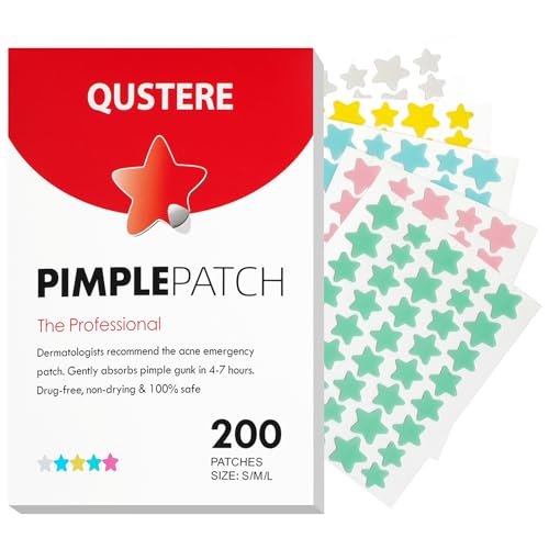 Pimple Patches for Face, Hydrocolloid Acne Patches, Cute Star - Product Imagery