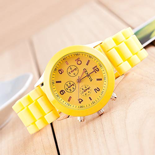 Wholesale 10 Pack Men Women Silicone Band Watch Set Analog - Product Imagery