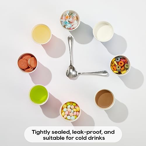 500 Pack 5oz Paper Cups, Multicolor Paper Disposable Cups, Small - Product Imagery