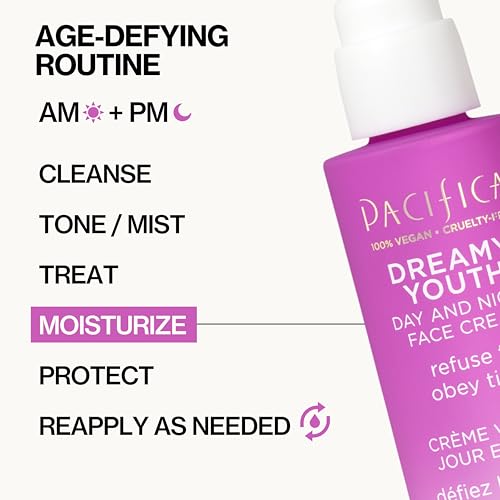 Pacifica Face Moisturizer Lotion - Dreamy Youth Day & Night Fa... - Product Imagery