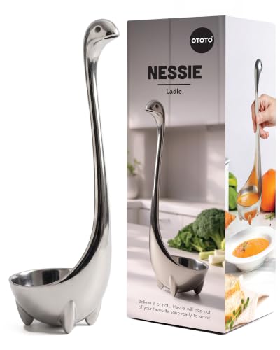 OTOTO The Original Nessie Stainless Steel Ladle - Soup Ladle, - Product Imagery