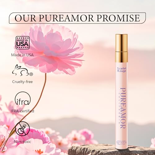 PUREAMOR Pheromones Perfumes for Women, Saffron Amber Extrait de - Product Imagery