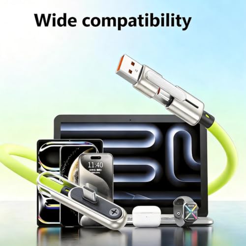 Invisible Holder Charger, 240W PD USB-C, 2-in-1 with Adapter, - Product Imagery