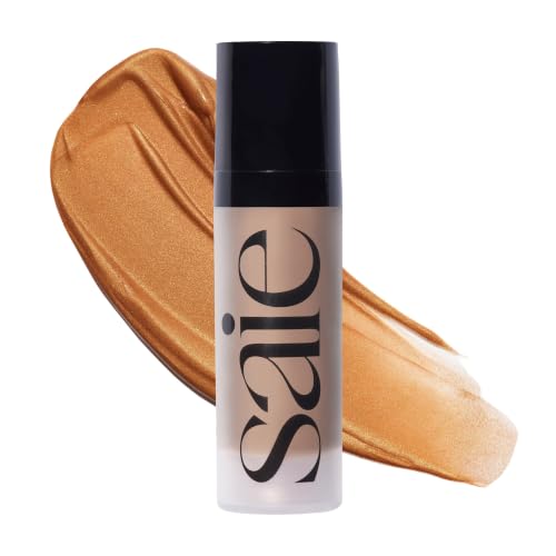 Saie Mini Glowy Super Gel Illuminating Face Makeup Primer, Sunglow - Saie Official Product View 1