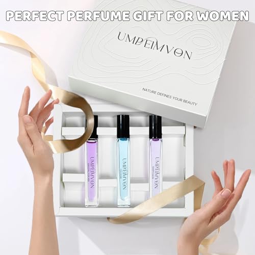 3 Pack Pheromone Perfume Oils for Women, Long Lasting Roll On - Product Imagery