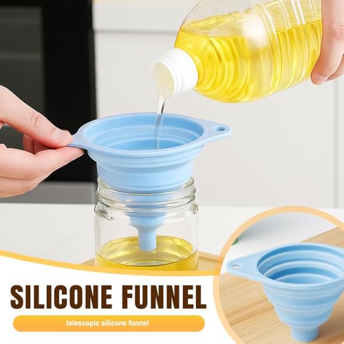 Kitchen Funnel Set, 2026 New Food Grade Silicone Collapsible - Product Imagery