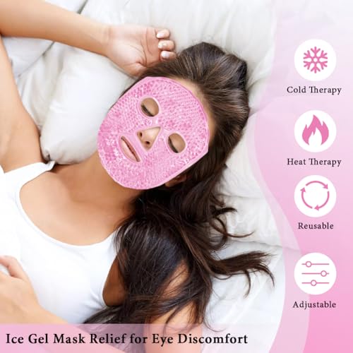 Silicone Face Mask Cover and Ice Face Pack Mask - Product Imagery