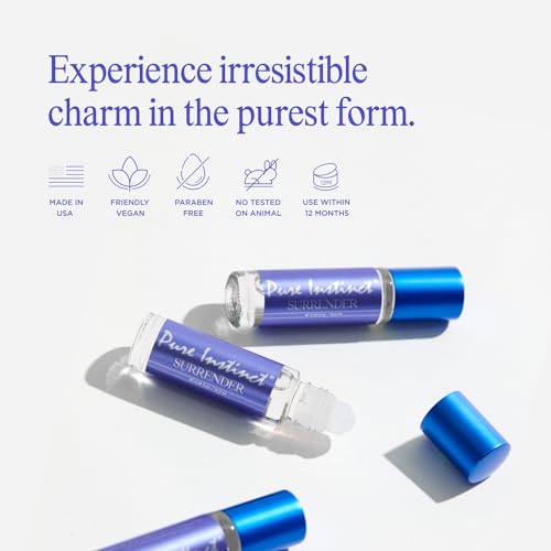 Pure Instinct SURRENDER Roll-On The Original Pheromone Infused - Product Imagery