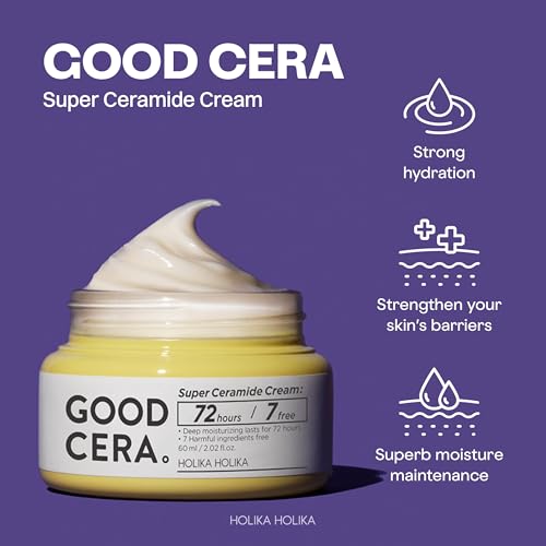 HOLIKA HOLIKA Good Cera Super Ceramide Cream | Soothing Facial - Product Imagery