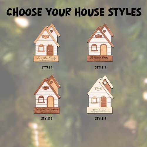 Our First Home Christmas Ornament, Agent Closing Gift for - Product Imagery