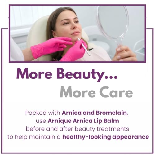 Arnica Lip Balm for Lip Filler Aftercare with Bromelain - Product Imagery