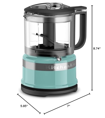 KitchenAid 3.5 Cup Food Chopper KFC3516AQ, Aqua Sky - Product Imagery