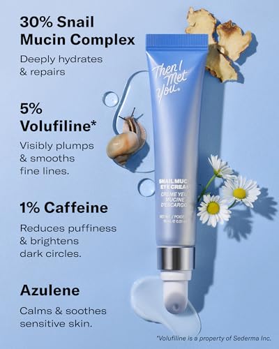 Then I Met You Snail Mucin Eye Cream, Korean Skin Care With - Product Imagery