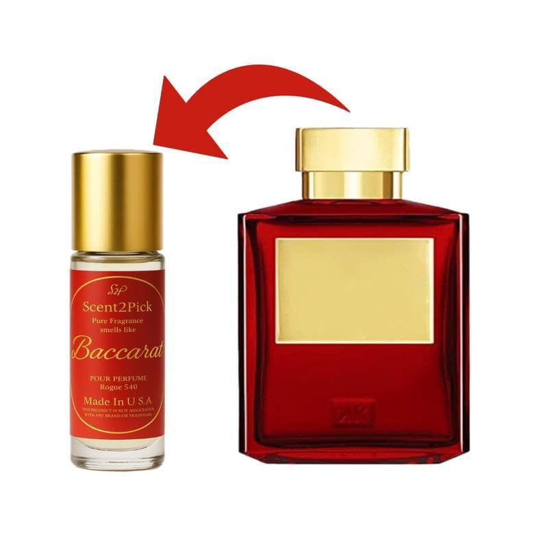 Baccarat Rouge 540 ROLL-ON SCENT OIL - 10ml Alcohol-Free - Product Imagery