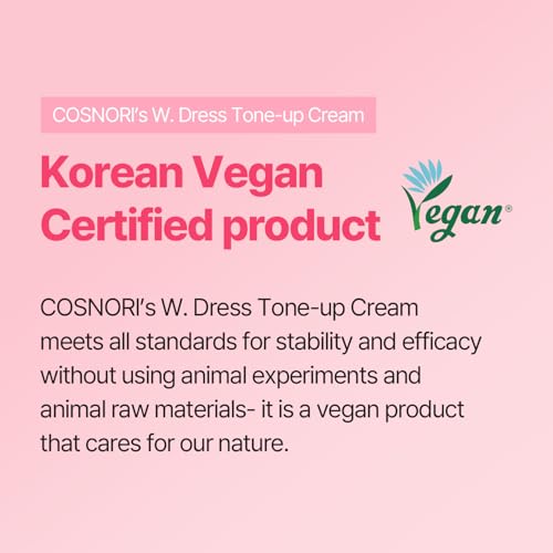 COSNORI W. Dress Tone-up Cream -Quick Skin Tone Balancer – Evens - Product Imagery