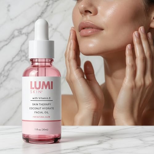 FACIAL OIL WITH COCONUT AND VITAMIN E FOR HYDRATION – - Product Imagery