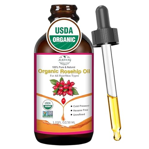 MMPANG Organic Rosehip Seed Oil for Face, USDA Certified, Cold Pressed - MMPANG Official Product View 1