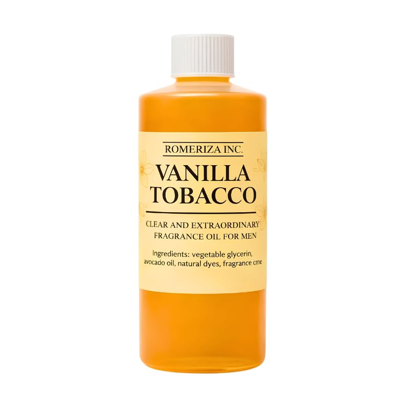4 Fl Oz Vanilla Tobacco Fragrance Oil for Men - Product Imagery