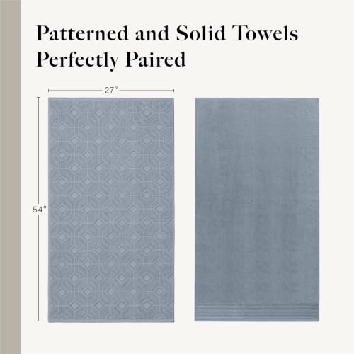 Modern Threads 6 Piece Bath Towel Set – Bathroom Towel Set with - Product Imagery