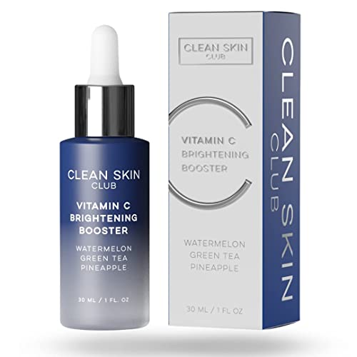 Clean Skin Club Vitamin C Serum & Brightening Booster, Vitamins A, E, D & K, - CLEAN SKIN CLUB Official Product View 1
